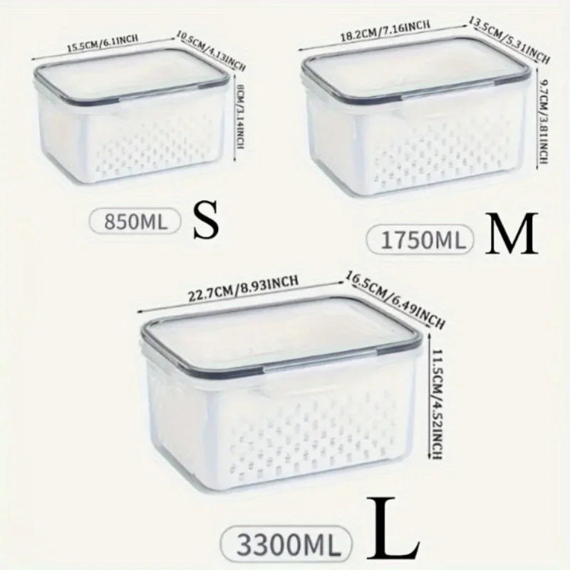 FreshLock™ Fruit & Veggie Containers – 6 Piece Set