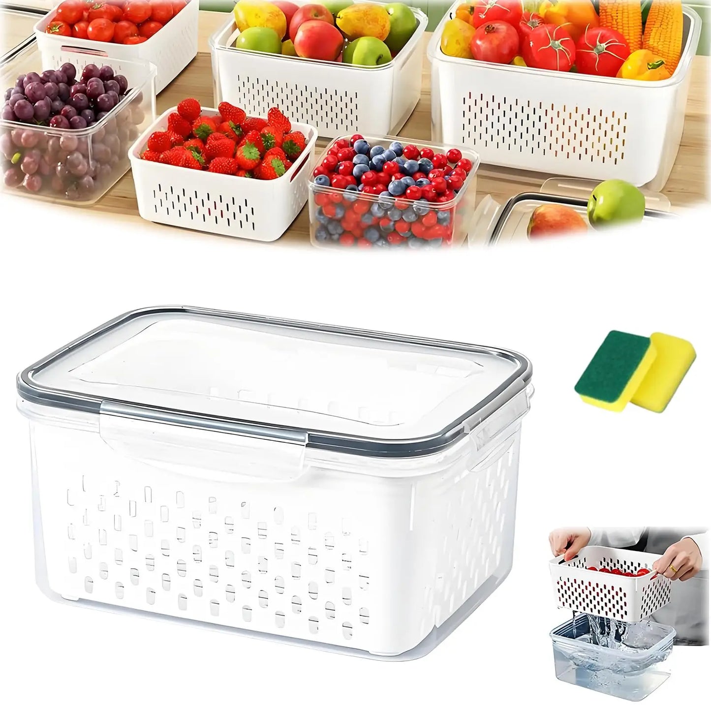FreshLock™ Fruit & Veggie Containers - Single