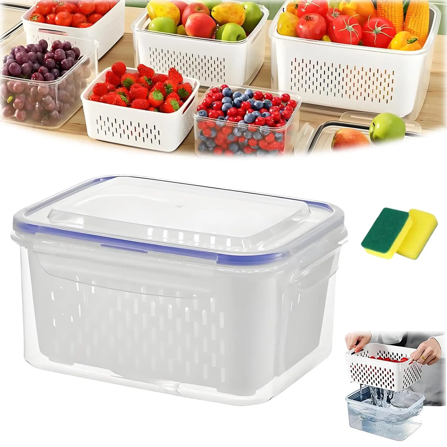 FreshLock™ Fruit & Veggie Containers - Single