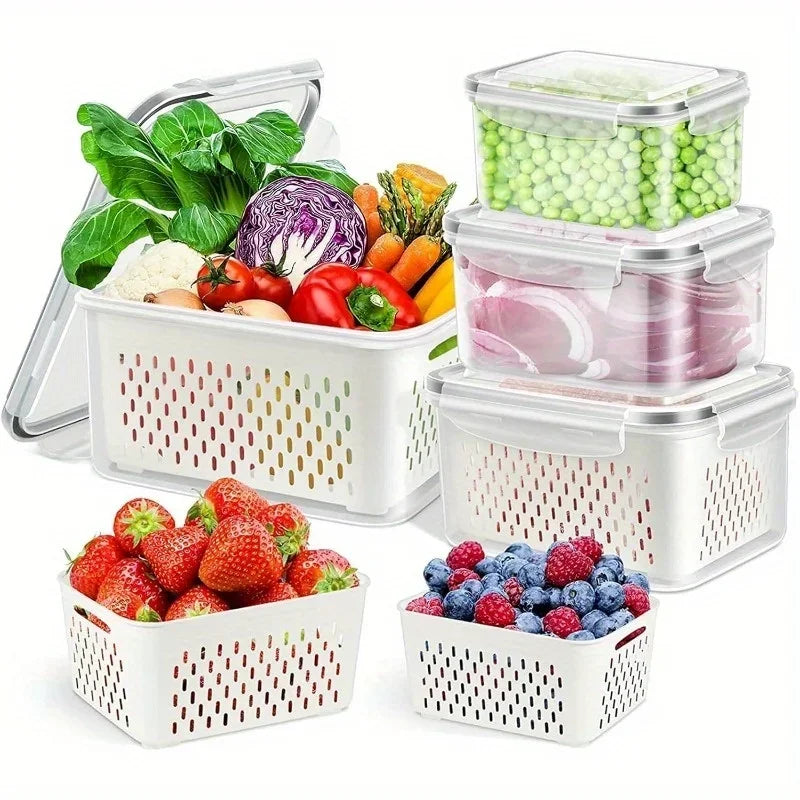 FreshLock™ Fruit & Veggie Containers – 4 Piece Set