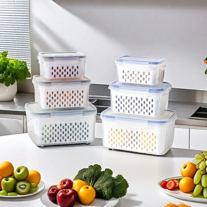 FreshLock™ Fruit & Veggie Containers – 6 Piece Set