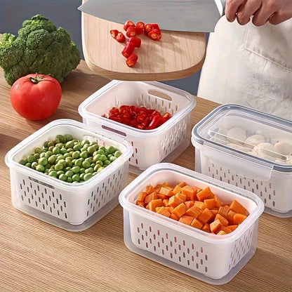 FreshLock™ Fruit & Veggie Containers – 4 Piece Set